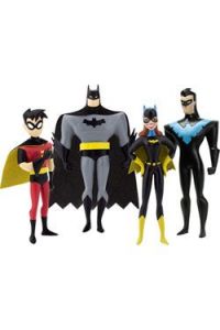 The New Batman Adventures Bendable Figures 4-Pack Masked Heroes 14 cm