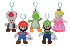 Super Mario Plush Keychains All Stars 13 cm Assortment (12)