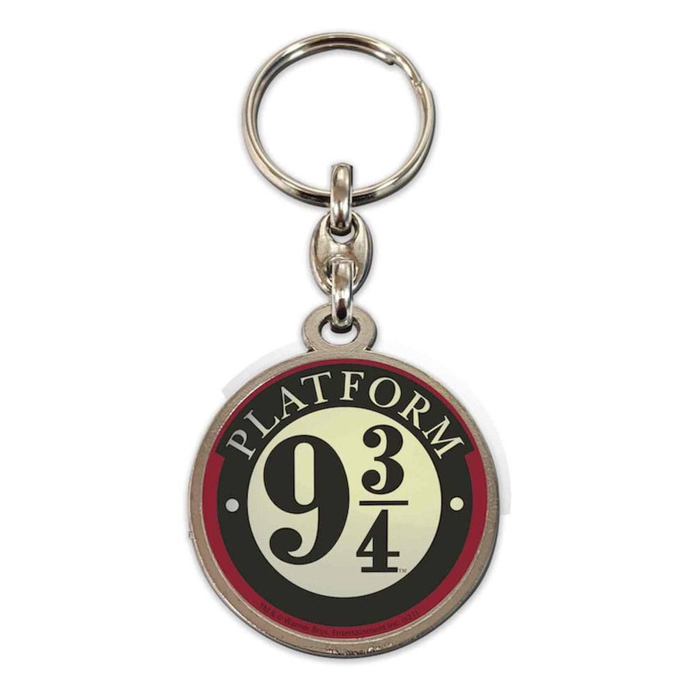 Harry Potter Platform 9 3/4 Metal Keychain Key Ring Bag Clip