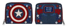 Marvel by Loungefly Wallet Captain America 80th Anniversary Floral Shield