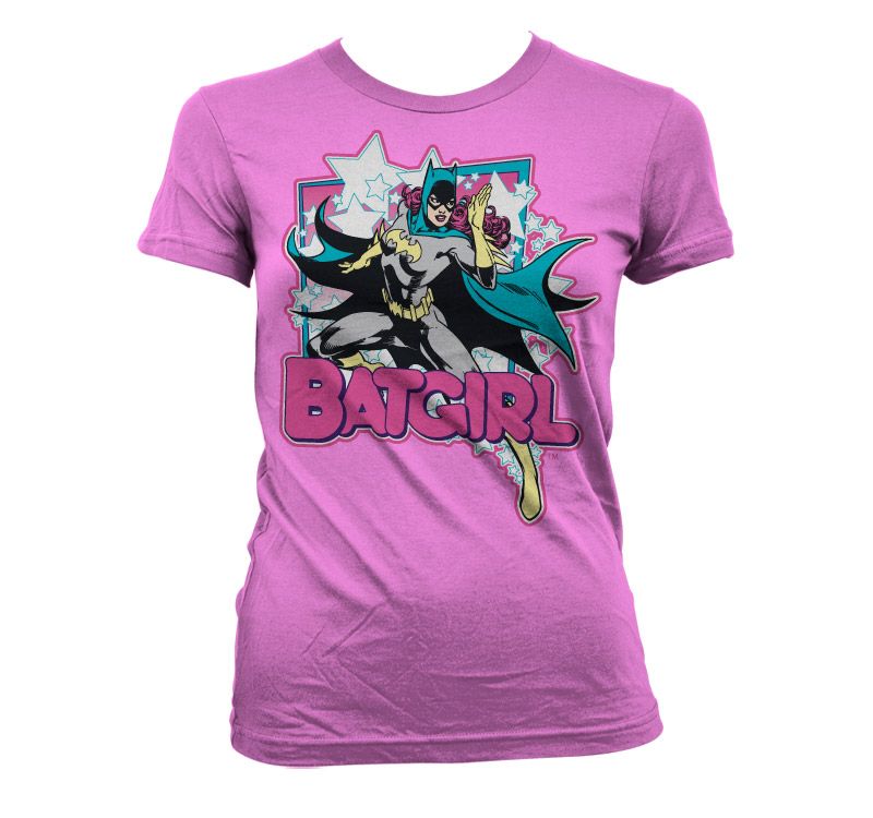 Batgirl Girly T-Shirt (Pink)