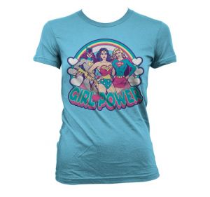 Girlpower Girly T-Shirt (Skyblue) | L, M, S, XL, XXL
