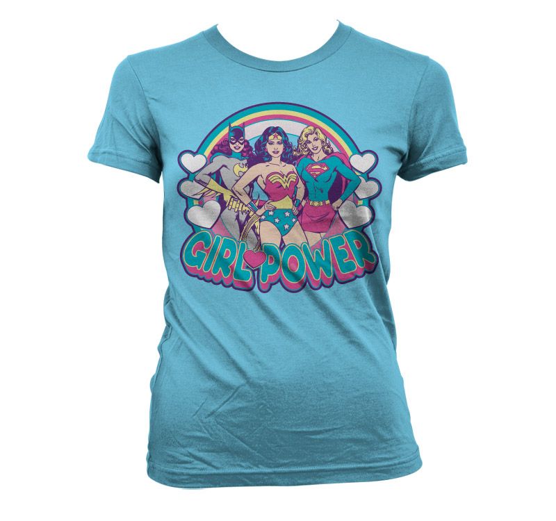 Girlpower Girly T-Shirt (Skyblue)
