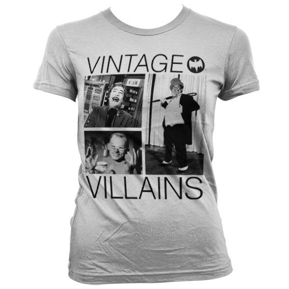 Vintage Villains Girly T-Shirt (White)