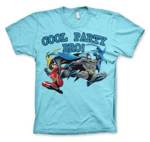 Batman - Cool Party Bro! T-Shirt (Skyblue)