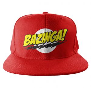 Bazinga Super Logo Embroidered Snapback Cap
