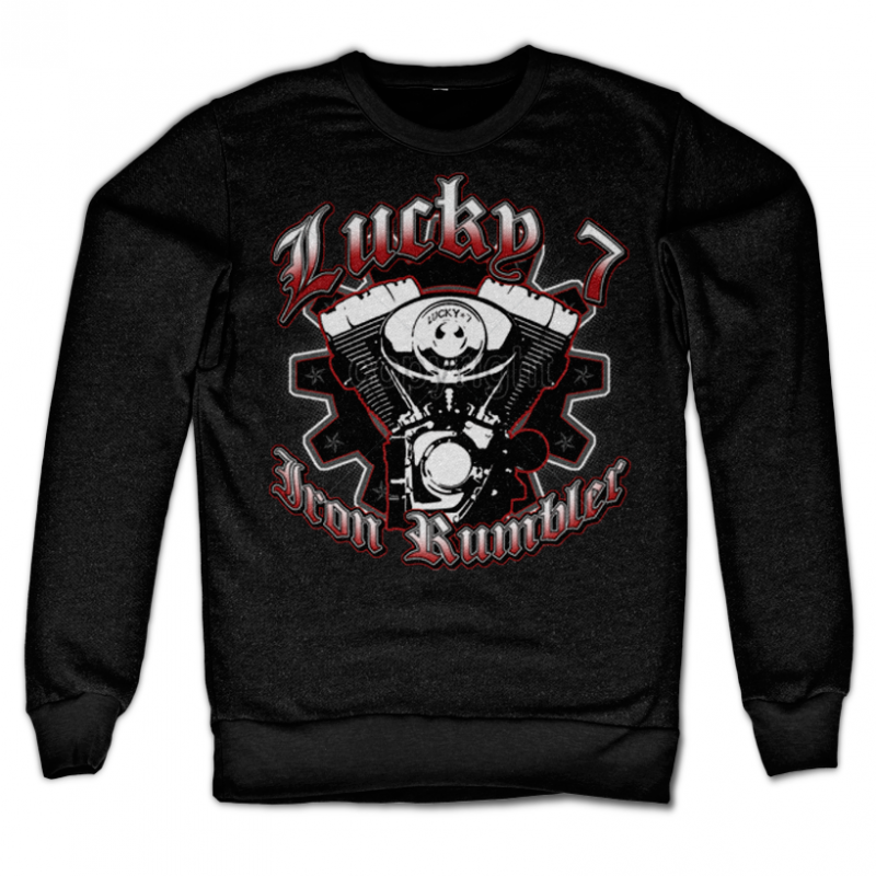 Lucky 7 Iron Rumbler Sweatshirt (Black)