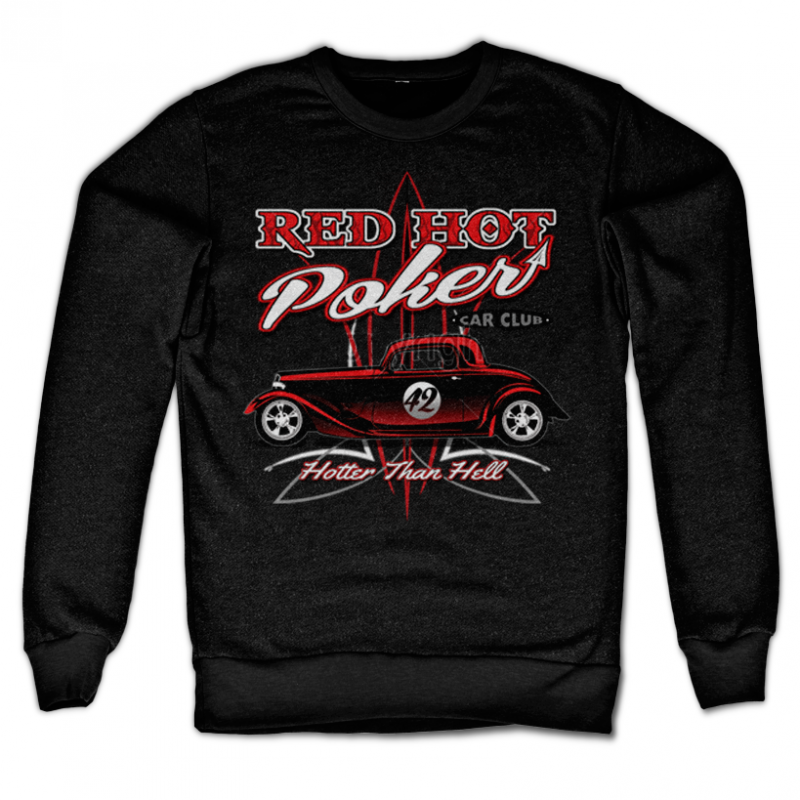 Red Hot Poker Car Club Sweatshirt (Black)