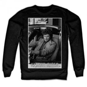 Hasselhoff In Knight Rider Sweatshirt (Black)