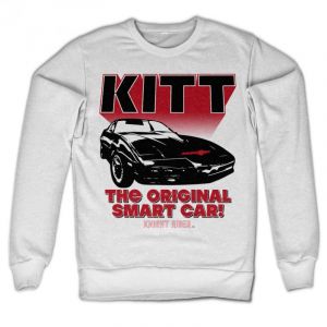 Knight Rider - KITT The Original Smart Car Sweatshirt (White)