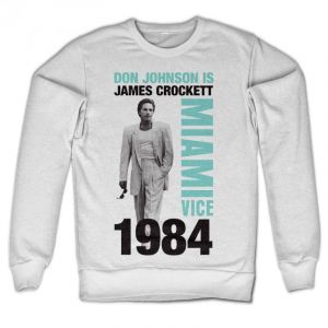 Don Johnson Is Crockett Sweatshirt (White)