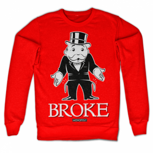 Monopoly - Broke Sweatshirt (Red)