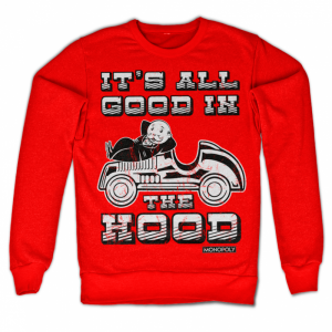 Monopoly - It´s All Good In The Hood Sweatshirt (Red)