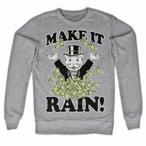 Monopoly - Make It Rain Sweatshirt (H.Grey)
