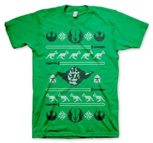 Star Wars Yodas X-Mas Knit T-Shirt (Green)