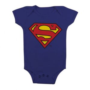 Superman Shield Baby Body (Navy) | 536533, 6 Měsíců