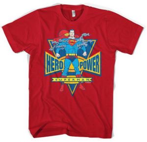 Superman World Hero T-Shirt (Red) | L, M, S, XL, XXL