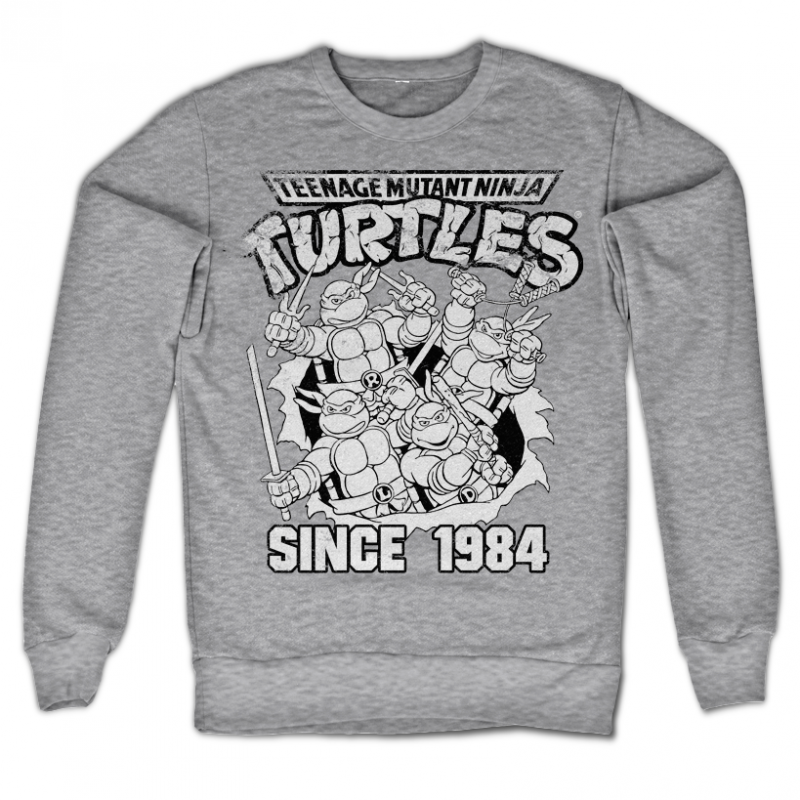 TMNT - Distressed Since 1984 Sweatshirt (H.Grey)