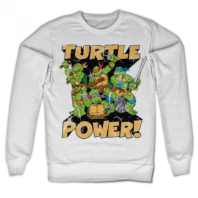 TMNT - Turtle Power! Sweatshirt (White)