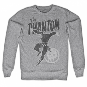 Phantom Jump Distressed Sweatshirt (H.Grey)