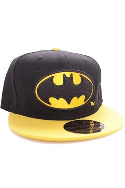 Batman Adjustable Cap Black Bat Logo Black Cotton Division