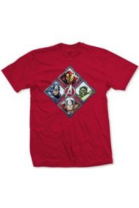 Marvel Comics T-Shirt The Avengers Diamond Characters  Size L