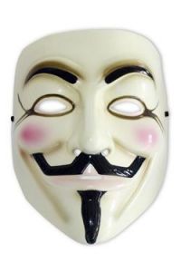 V for Vendetta Replica Guy Fawkes Mask Rubies