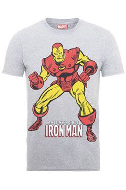 Marvel Comics T-Shirt Iron Man Pose Size S BIL