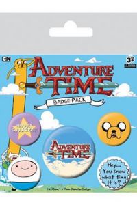 Adventure Time Pin Badges 5-Pack