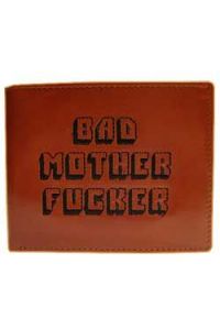 Bad Mother Fucker Wallet Brown / embroidered Logo