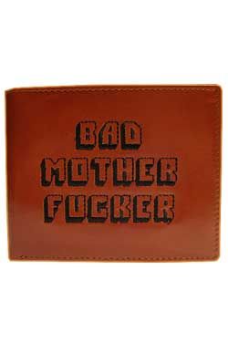 Bad Mother Fucker Wallet Brown / embroidered Logo BMF