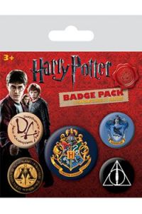 Harry Potter Pin-Back Buttons 5-Pack Hogwarts