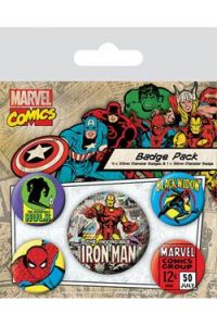Marvel Comics Pin-Back Buttons 5-Pack Iron Man Pyramid International