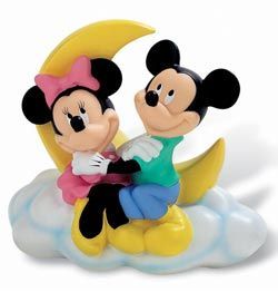 Disney Figure Bank Mickey & Minnie 18 cm