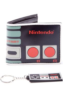 Nintendo Gift Set Wallet & Keychain Controller Bioworld