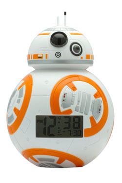 Star Wars Episode VII BulbBotz Alarm Clock with Light BB-8 23 cm ClicTime