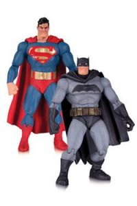 The Dark Knight Returns Action Figure 2-Pack Superman & Batman 30th Anniversary 17 cm