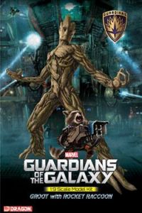 Guardians of the Galaxy Plastic Model Kit 1/9 Groot & Rocket Raccoon 20 cm Dragon Models
