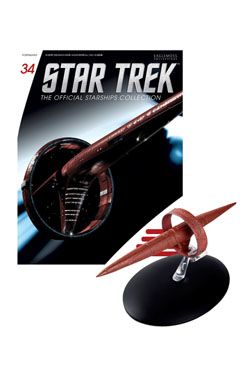 Star Trek Official Starships Collection Magazine with Model #34 Vulcan Surak Class Eaglemoss Publications Ltd.