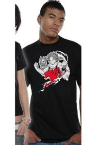 Fairy Tail T-Shirt Natsu Cloud Size M