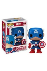 Marvel Comics POP! Vinyl Bobble-Head Captain America 10 cm Funko