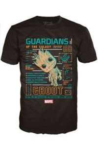 Guardians of the Galaxy POP! Tees T-Shirt Groot Line-Up Size L