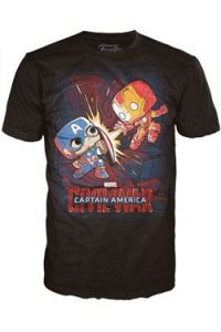 Marvel Comics POP! Tees T-Shirt Civil War - Fight! Size XL Funko