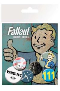 Fallout Pin Badges 6-Pack Mix 1