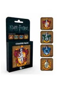 Harry Potter Coaster 4-pack Crests GB eye