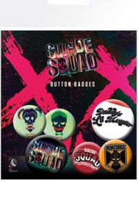 Suicide Squad Pin Badges 6-Pack Lil Monster GB eye