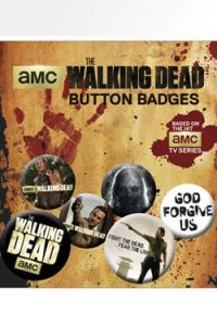 Walking Dead Pin Badges 6-Pack Mix