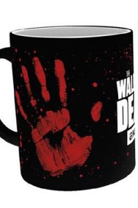 Walking Dead Heat Change Mug Hand Print