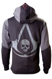 Assassins Creed IV Black Flag Hooded Sweater Logo Size L
