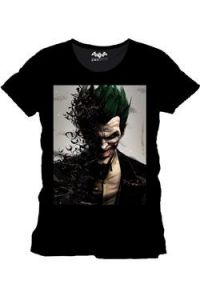 Batman Arkham Origins T-Shirt Joker Face black Size L CODI